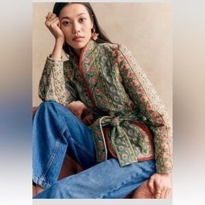 Sezane Mencia Jacket - Sézane X Mdlo Candeur Print - Size 6